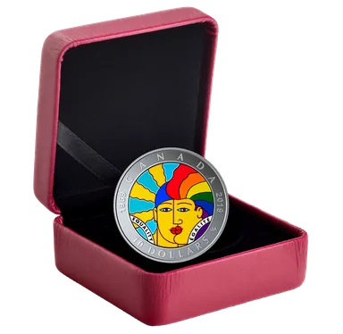 カナダ同性愛行為合法化50周年記念コイン ケース