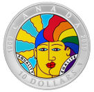 「カナダ同性愛行為合法化50周年」記念コインが7月5日登場　色鮮やかな“プライドフラッグ”が映えるカラー銀貨