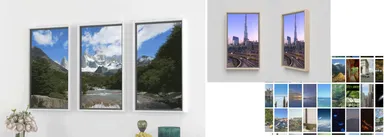 世界中の景色とつながる、窓型スマートディスプレイ” スマート 世界中の景色とつながる、窓型スマートディスプレイ” スマート