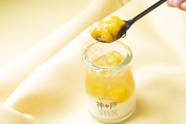 生杏仁プリン(マンゴー)