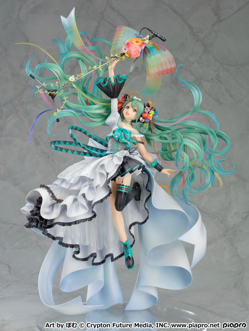 初音ミク イラストコンテスト 大賞作品をフィギュア化 初音ミク Memorial Dress Ver を7月4日より予約開始 株式会社グッドスマイルカンパニーのプレスリリース