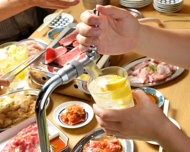 全卓設置のレモンサワー専用サーバー