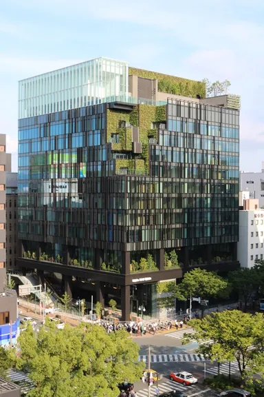 「都ホテル 博多」（近鉄博多ビル）　外観