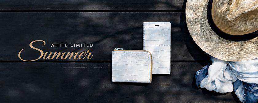 夏は「ホワイト」小物で抜け感のあるスタイルに

