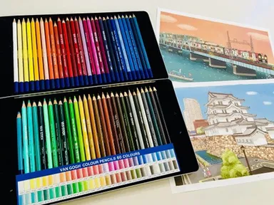 ＜ヴァンゴッホ色鉛筆60色セット＞