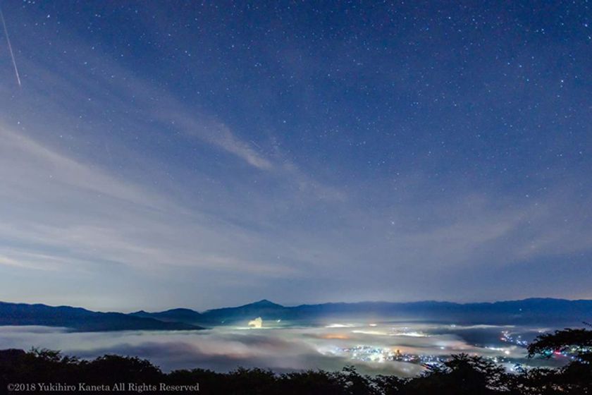 2019年8月12日に秩父の美の山公園で開催される
『ペルセウス座流星群観賞・秩父美の山オールナイト絶景ツアー』に協力
