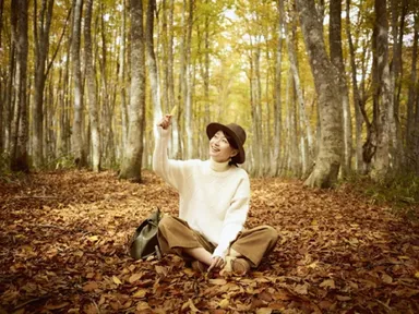 【奥入瀬渓流ホテル】早朝紅葉ガイドツアー（3）