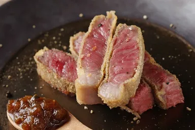 アラカルト和牛肩三角の牛かつ