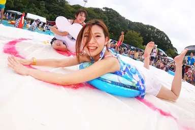 浮き輪カーリング