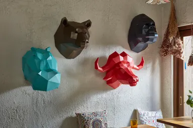 完成品の壁掛け状態