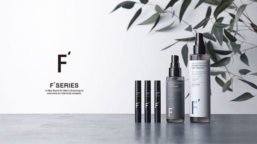 男の気になる汗くささ・脂くささを「香り」と「機能」で解決
新グルーミングアイテム「F'(エフダッシュ)」シリーズ発売!