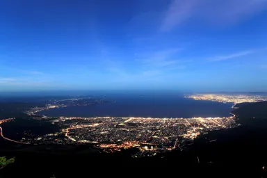 別府湾方面展望所から見た別府の夜景