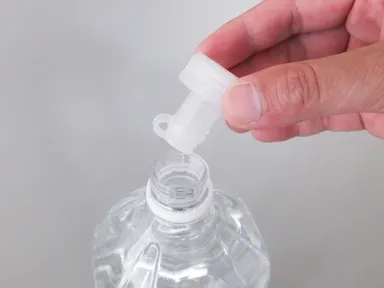 専用キャップ取付け