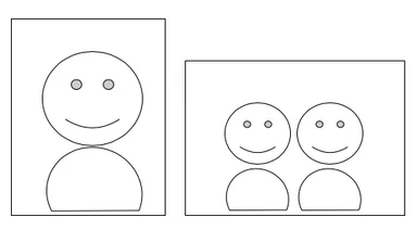 推奨似顔絵レイアウト