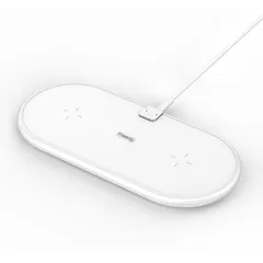 Flex デュアルワイヤレス充電パッド EA1202WH(ホワイト)