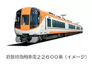 近鉄特急用車両22600系(イメージ)