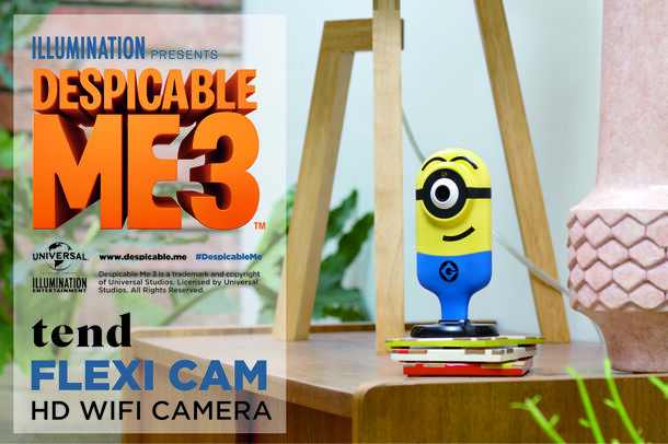 大人気 ミニオンズ の可愛い見守りカメラに新バージョン登場 ミニオンズflexiカム 全4種発売開始 株式会社 F K Solutionsのプレスリリース
