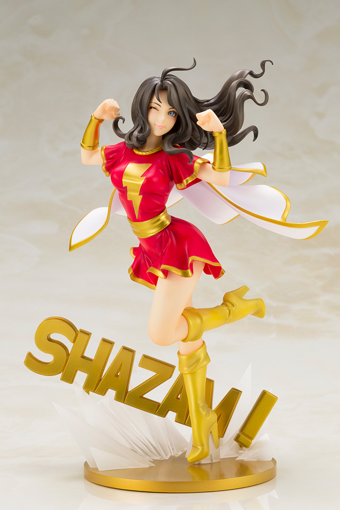 Shazam の呪文でbishoujo化 シャザムのファミリー メアリーが山下しゅんや氏描き下ろしイラスト よりフィギュア化 株式会社壽屋のプレスリリース