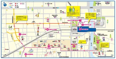 ＜アート設置MAP＞