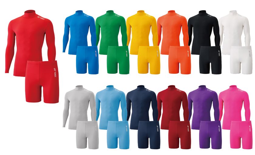 コアのバランスを整える「高機能アンダーウェアSTB」
フットボールなどのチームウェアにも対応できる13色で展開
2019年8月下旬より発売