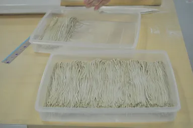 完成したそば(第8回）