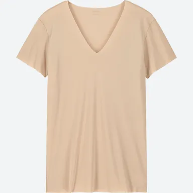 エアリズムシームレスVネックT（半袖）