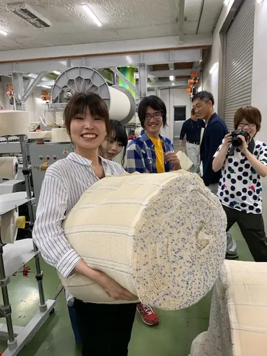 泉州タオル製造工程見学5