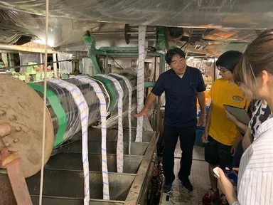 泉州タオル製造工程見学11