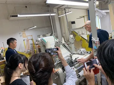 泉州タオル製造工程見学14