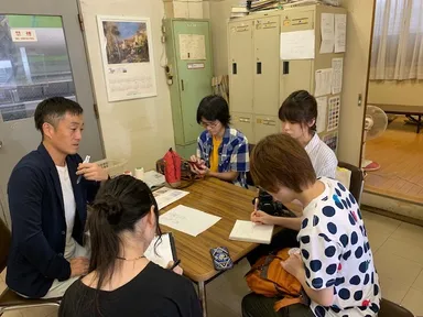 泉州タオル製造工程見学1