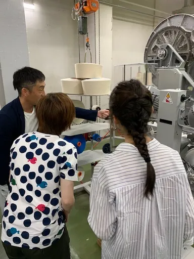 泉州タオル製造工程見学4