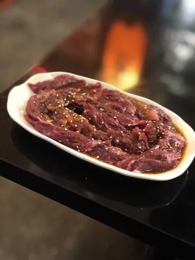 三代目おおばかもん：旨塩だれ牛カルビと特製醤油だれ牛カルビ