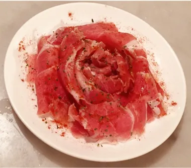 fiocca：18ヶ月熟成パルマ産プロシュートの切り落とし