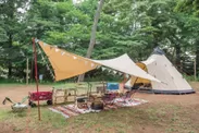 女子キャンプにおすすめな「ボヘミアン」キャンプセット(休暇村裏磐梯)