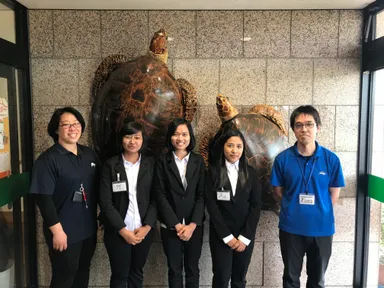 幸知会のミャンマー人介護技能実習生と担当職員様