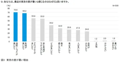 図3：東京の夏が暑い理由