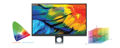 Adobe RGBカバー率 99％／16-bit 3D LUT採用