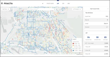 【参考】水道管向けFractaソフトウェアのイメージ