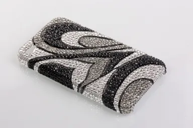 iPhone4G カバーデコ　シルバー