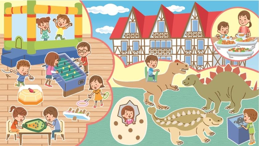 ホテル内こども広場を大拡張で夏の旅行も退屈知らず
ホテルグリーンプラザ軽井沢