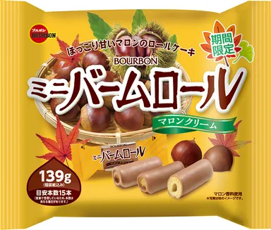 139gミニバームロールマロンクリーム