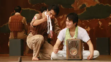 神社での奉納演劇／主役・準主役