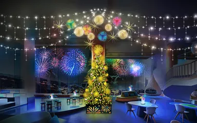 【リゾナーレ熱海】花火クリスマス全景パース