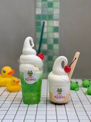 下呂温泉街のプリン専門店「下呂プリン」が「下呂メロンソーダ」&「下呂プリンソフト」を8月2日(金)より発売