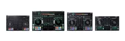 ローランド「DJシリーズ」 左から『DJ-707M』「DJ-808」「DJ-505」「DJ-202」