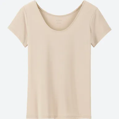 エアリズムUネックT（半袖）