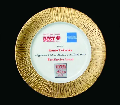 【Singapore Tatler's Best Restaurants 2011】ベストーサービス賞