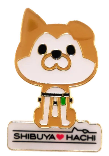 「SHIBUYA・HACHI」グッツ(ピンバッチ)