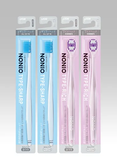 NONIOハブラシ TYPE-SHARP／NONIOハブラシ TYPE-RICH