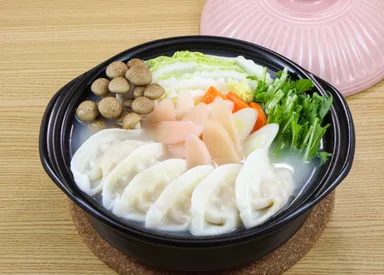 「生姜餃子鍋」調理例